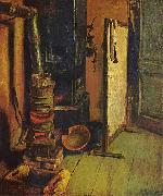 Eugene Delacroix Eine Ecke des Ateliers oil painting artist